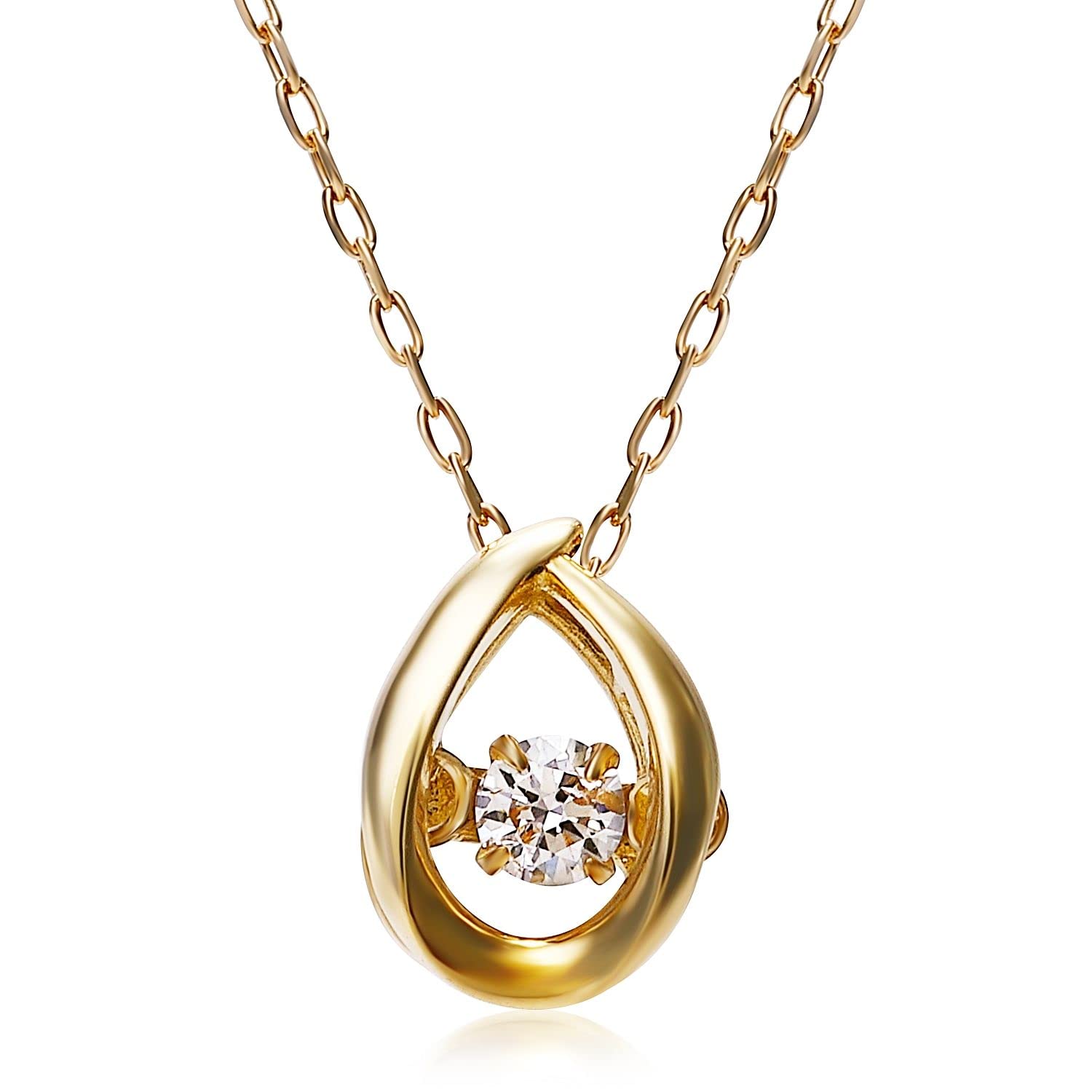 

Diamond Necklace K18YG Yellow Gold Drop Diamond [Lara Christie] 0.03ct lpi51-0004-yg золотий
