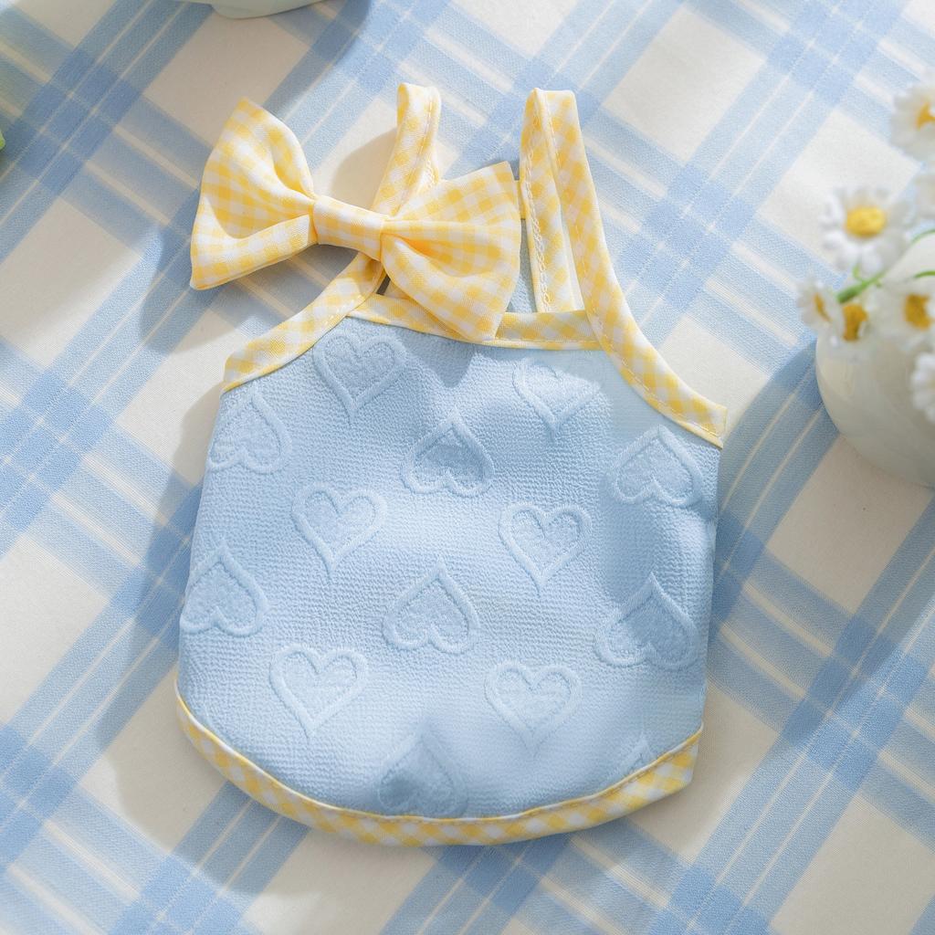 Dog Clothes Summer Thin Embroidered Avocado Sling Small and Medium Bigbear Puppy Cat Vest Pet Clothes