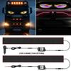 Devil Eye Car RGB LED Pixel Panel Light APP Control Soft Foldable Ambient Light DIY Programmable LED Panel Display Lamps Strips