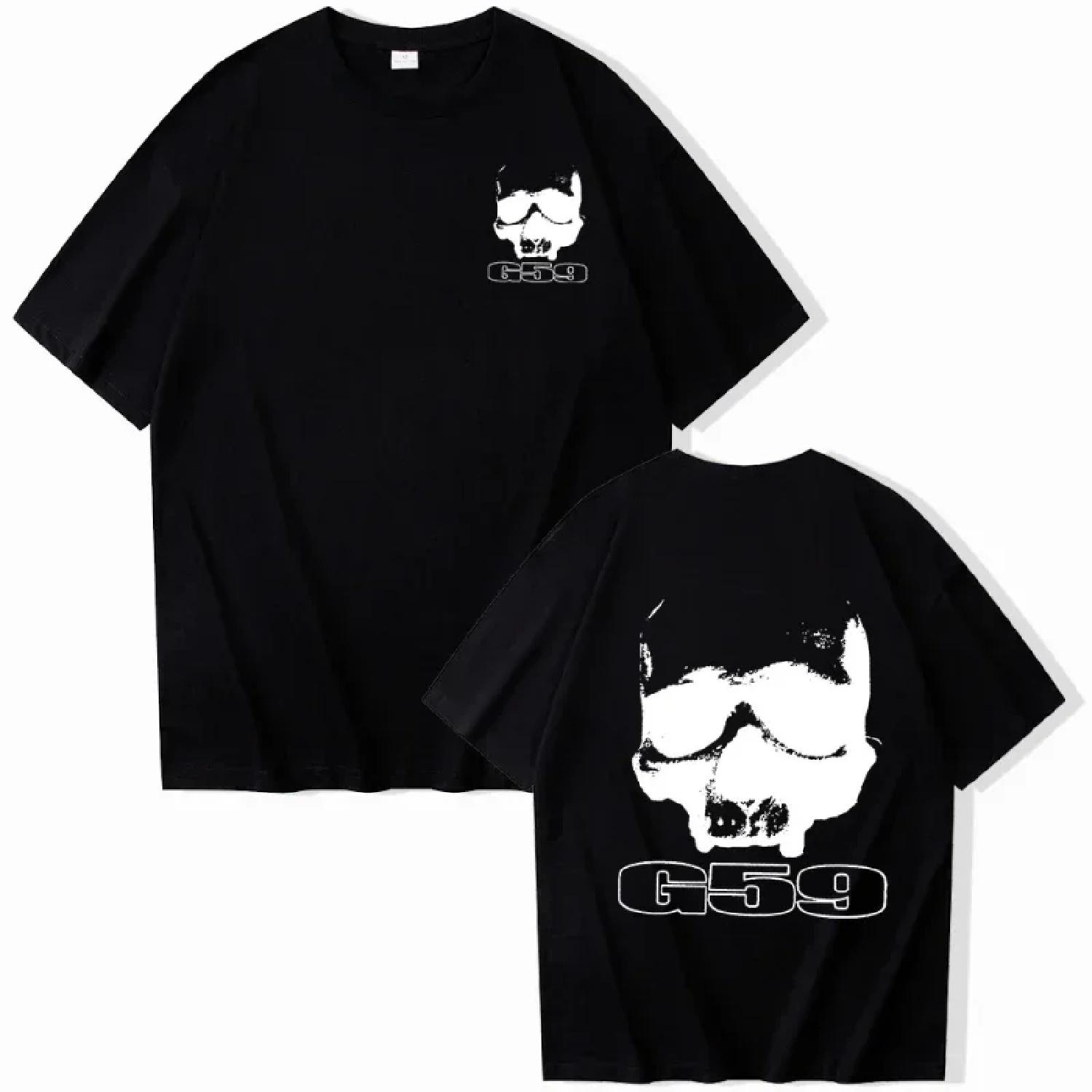 

$uicideboy$ G59 2024 Tour Camiseta de manga corta Harajuku cuello redondo camisa Casual de verano aesthetic clothes XXXXXL чорний