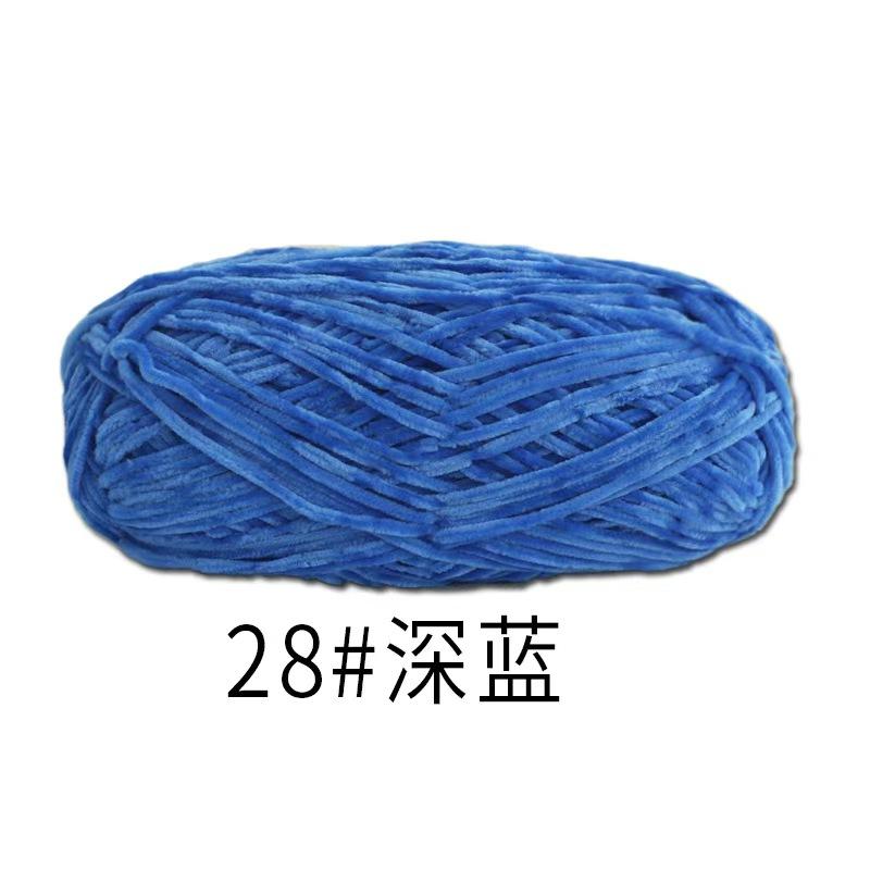 100% Polyester Chenille DIY Crochet Scarf and Shoes Hand-Made with Dye Pattern Use for Weaving Features Violet Bear Hook