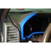 ABS Blue Dashboard Center Console Trim Cover for 15-20 Ford F150/17-19 F250 F350