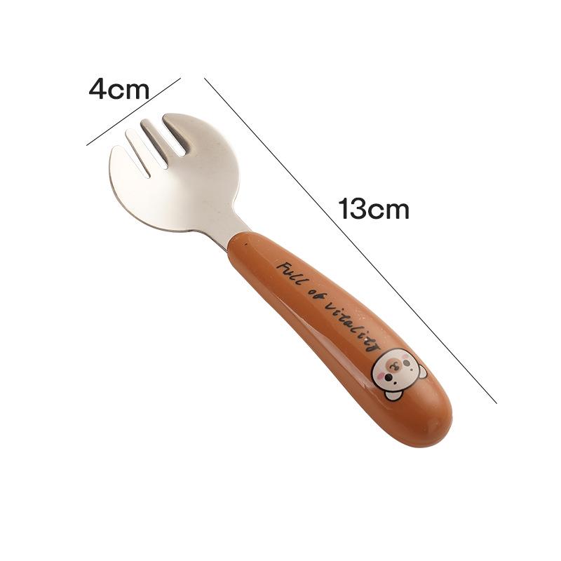 Kids Tableware Set: Anti-Fall Suction Bowl, Baby Plate, Training Chopsticks, Spoon & Fork