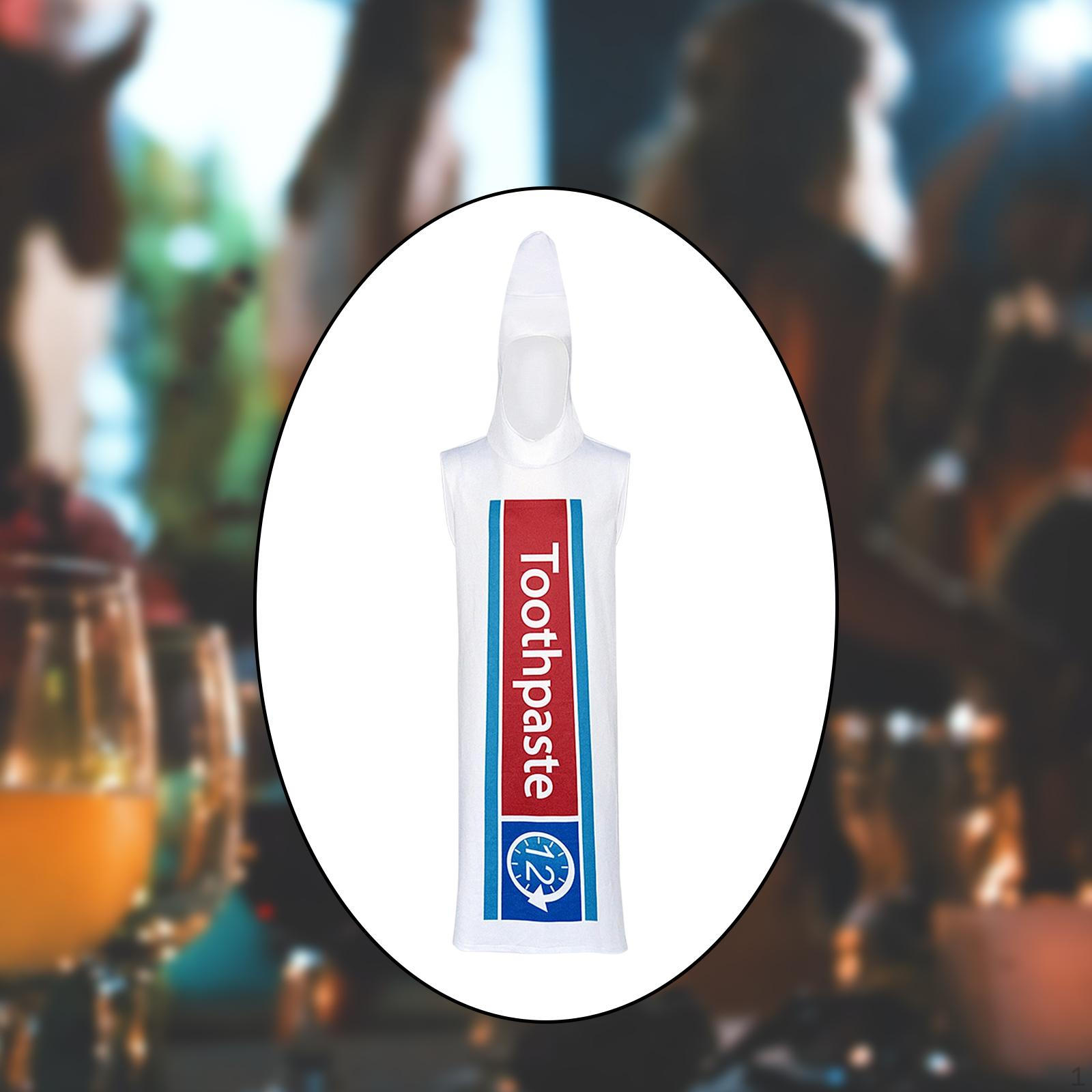 

Couple Cosplay Costume Accessories Halloween Group for Stage Performance Toothpaste