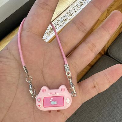 Mini Console di Gioco Simulazione Creativa Ciondolo Cartone Animato Vestire Giocattolo Casa delle Bambole Decorazione Accessori Per Bambola Ornamento per il Collo
