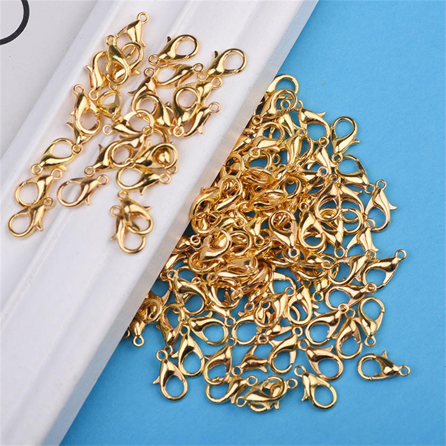 170Pcs/Set Lobster Clasp Jump Rings For Bracelet Necklace Chains DIY Jewelry Making Findings Supplies