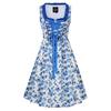 Women's Classic Dirndl Sexy Lace Apron Floral Dress 3PCS Suit for Beer Festival
