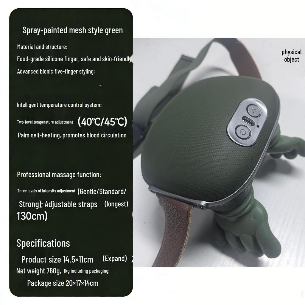 Multi-Functional Handheld Neck and Shoulder Massager with Heat Therapy