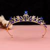 Black Baroque Crown Tiara Bride Eighteen Female Bar Mitzvah Birthday Princess Crown