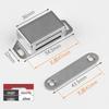 Stainless Steel Magnetic Cabinet Door Suction Clip - Strong Household Hardware Accessory
