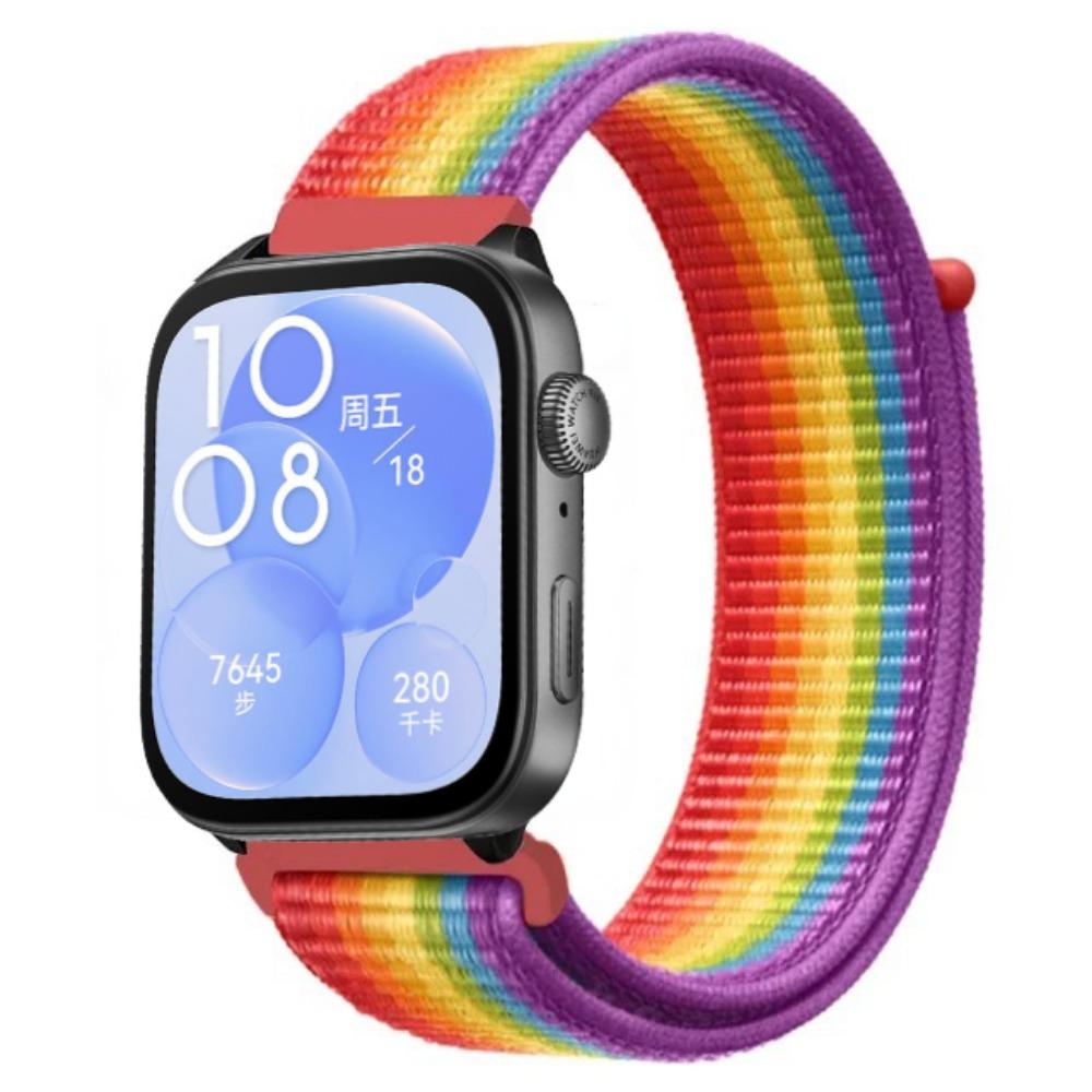 Nylonowy Pasek Pętlowy do Huawei Watch Fit 3/4/4 Pro Oddychająca Sportowa Opaska na Nadgarstek Pasek do Huawei Watch Fit 4/Fit 4 Pro Pasek