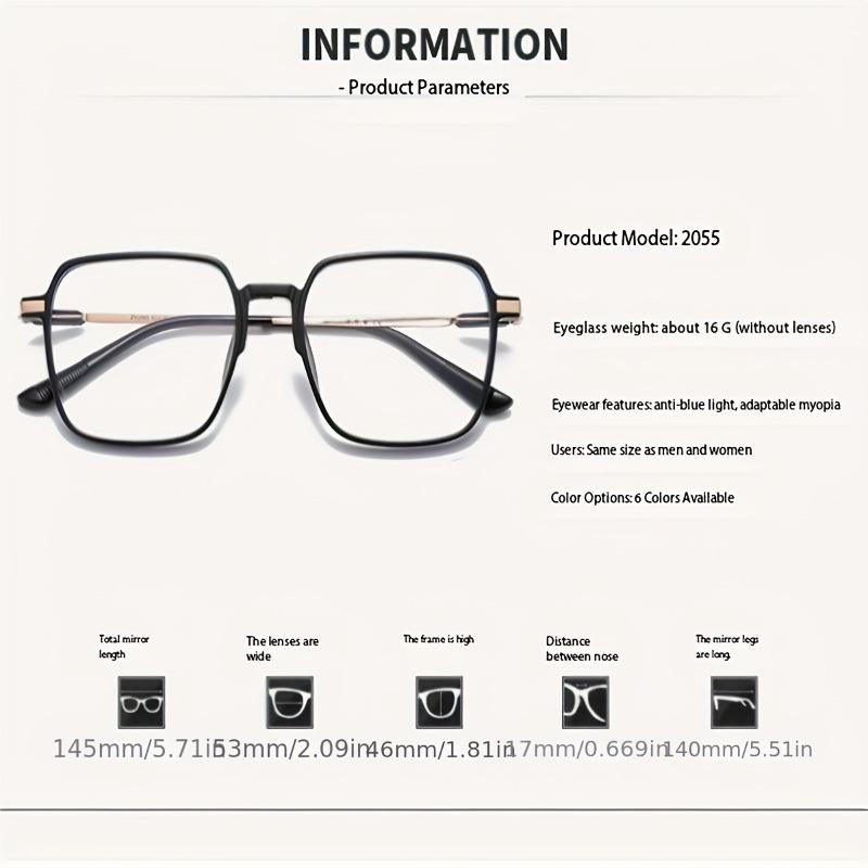 Stylish Unisex Blue Light Blocking Glasses Minimalist Design for Men & Women Perfect for Work or Casual Wear