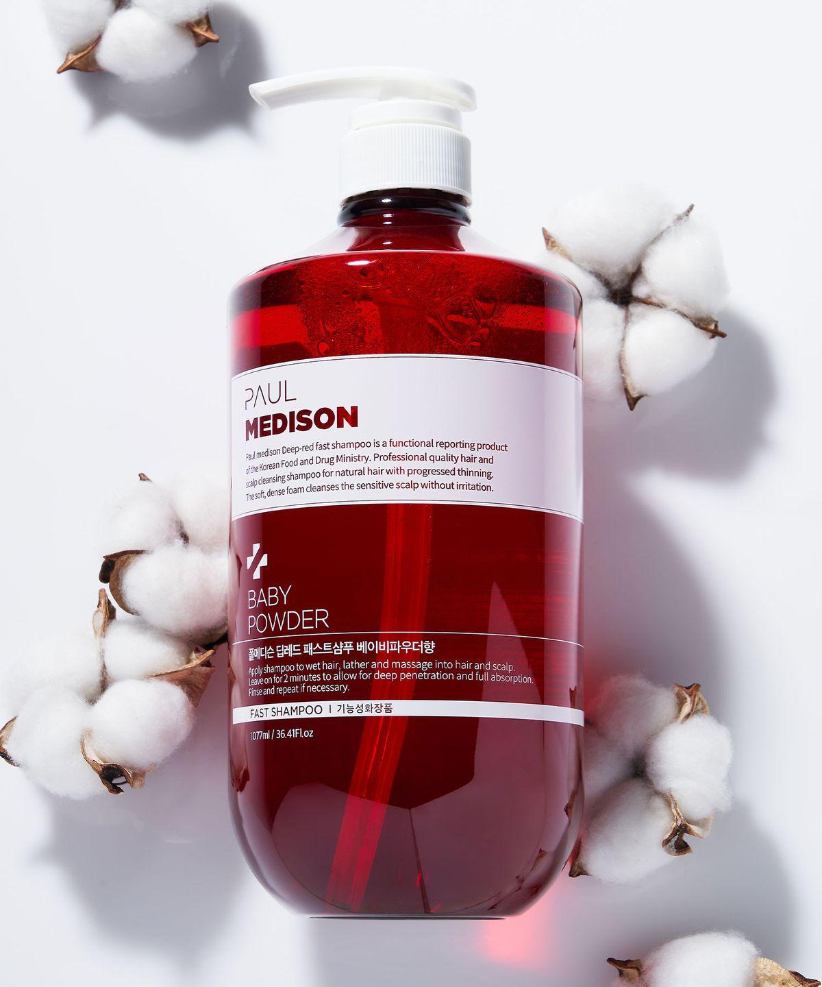 Deep Red Fast Shampoo Baby Powder Scent 1077ml