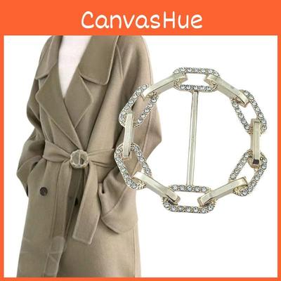 Premium Legierung Schal-Accessoires Modische Große Schnalle für Trenchcoats