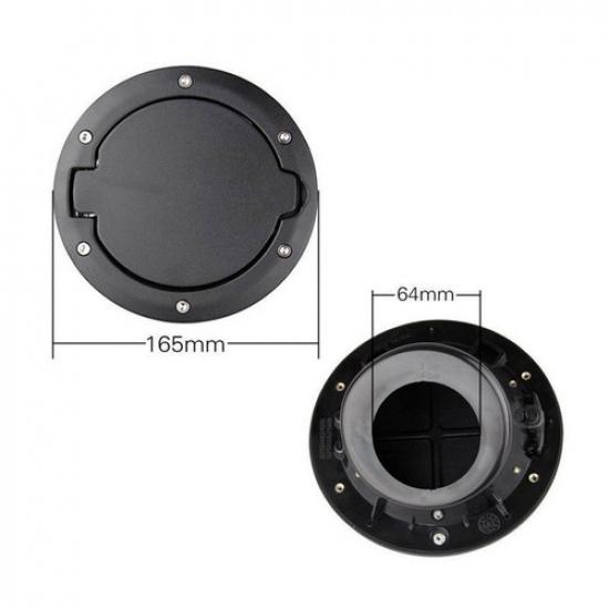 Gas Fuel Filler Door Cover Tank Cap Unlimited Decoration For Jeep Wrangler JK