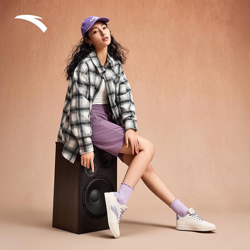 Anta Guan Xiaotong Vibrant Women's Classic Low-Top Skate Shoes