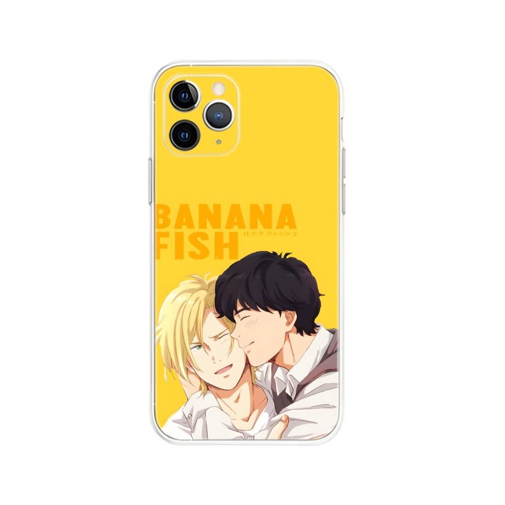 BANANA FISH Ash Okumura Phone Case For iPhone 17,16,15,14,13,12,Mini,11,Pro,Max,Plus,Air,X,XR,XS,8,SE,2020, Transparent Cover