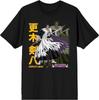 Bioworld Bleach Kenpachi Kanjo Logo Pánské černé tričko