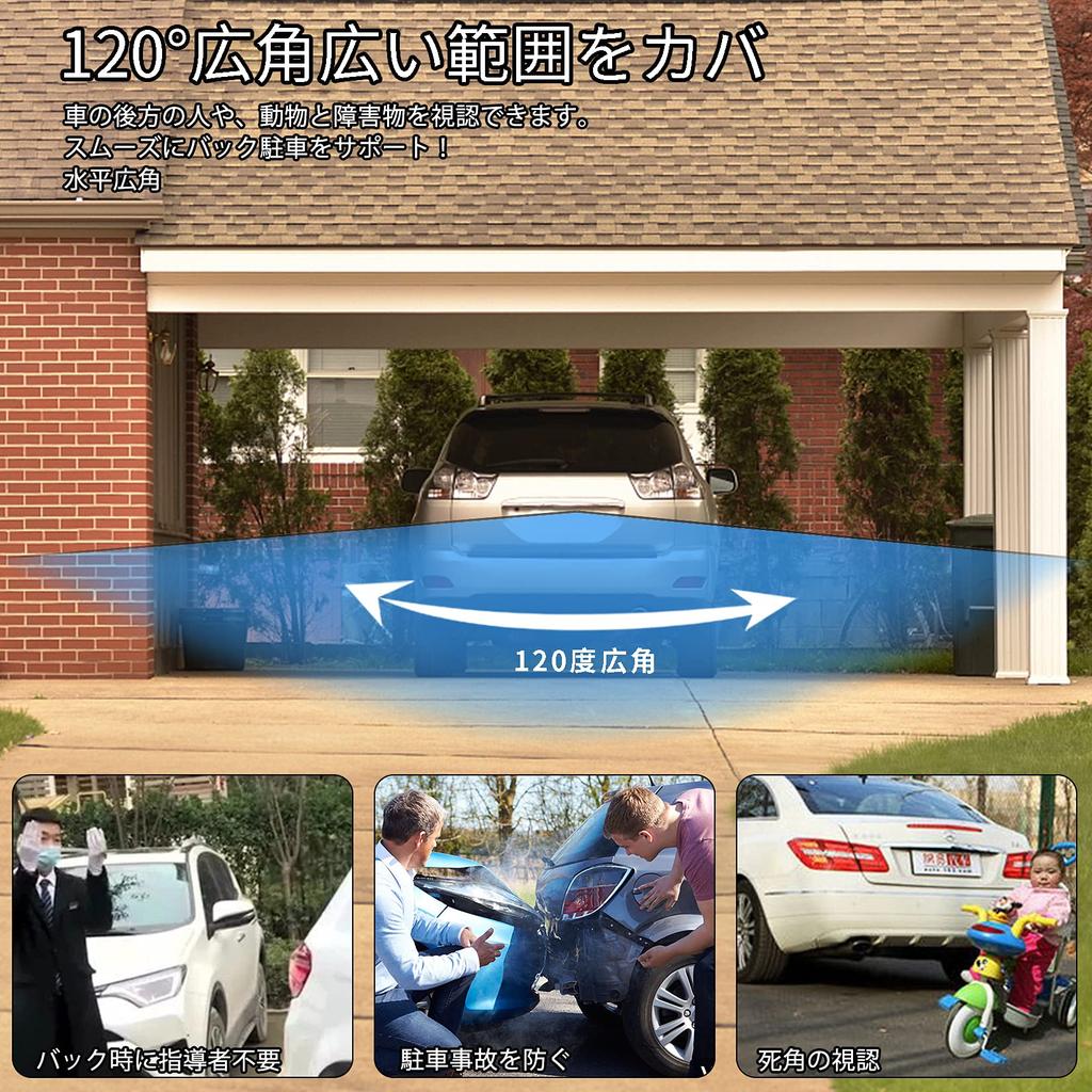 Monitor AHD 1 do podglądu wstecznego Szeroki Super Mocny Nocny Sygnał AHD i CVBS Z lub Bez Kamery z Przełączaniem Górnego i Dolnego Obrazu, Kamera, Megapiksel,