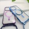 Custodia Magnetica & Galvanizzata per iPhone 15 Pro Max con Cordino