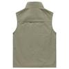 Gilet da Lavoro Autunnale da Esterno da Uomo Semplice Business Asciugatura Rapida Multitasche Gilet Cappotto