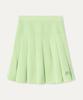 MAYOL M Embroidered Pleated Knit Skirt_Light Green