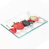 Durable and Stylish Glass Kitchen Cutting Board with Fruit In a Row Pattern 80x52 Cm