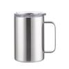 New Double Wall Stainless Steel Coffee Mug 12oz 16oz Tea Cup 350ml 450ml Insulated Thermos Vacuum Mugs Handle