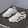 New Color Matching Fashion Casual Shoes Large Size Small White Shoes Female Students Lace-up Running Sneakers Zapatos De Mujer