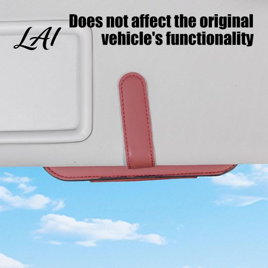 Easy Access Glasses Hanger Car Clip Sun Visor Storage Multi-Function Sunglasses Holder Universal Case Visor Card Storage Clip for All Models