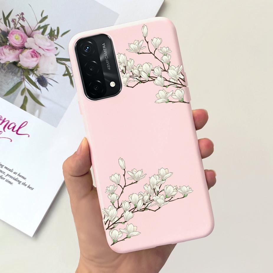 For Oppo A74 4G Case Oppo A54 A94 Cute Fashion Panted Cover Soft TPU Phone Case For Oppo A94 A 54 74 OppoA54 OppoA94 Fundas Capa