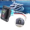 24V 12V 20A Auto/Off/Manual Control 3 Way 4Pin with LED Indicator Bilge Pump Switch Panel SPDT Car Lights Toggle Rocker Switch