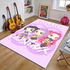 Custom KPop Demon Hunters Mat Personalized Name, Polyester Washable Indoor Entryway Rug, Gift for Christmas, Easter, Thanksgiving Day