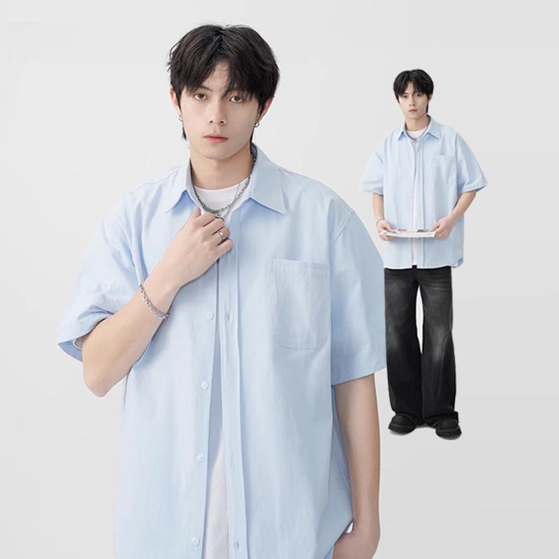 

Унисекс Летняя рубашка свободного кроя Cityboy из японского хлопка 2XL