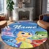 Personalized I-Inside Out Round Chair Office Rug - Perfect for Mat, Office Chair & More - Ideal Gift for Birthdays and Holidays
