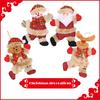 Rozkošní plyšoví panenky Santa Clause, sněhuláka, losa a medvěda pro okouzlující sváteční dekorace