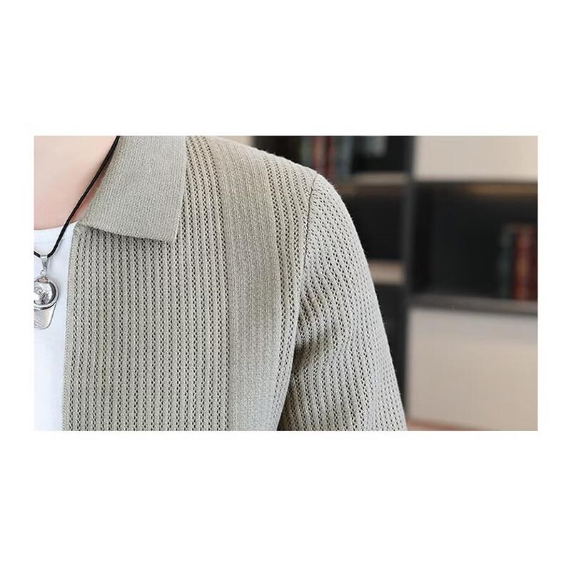 Pierre Cardin Men's Lapel Knitted Cardigan