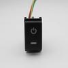 1Pc Car LED DRL Fog Light Radar Power On Off Camera Mirror Switch Button For Nissan Patrol Y62 Qhashqai Tiida X-TRAIL 370z 2012