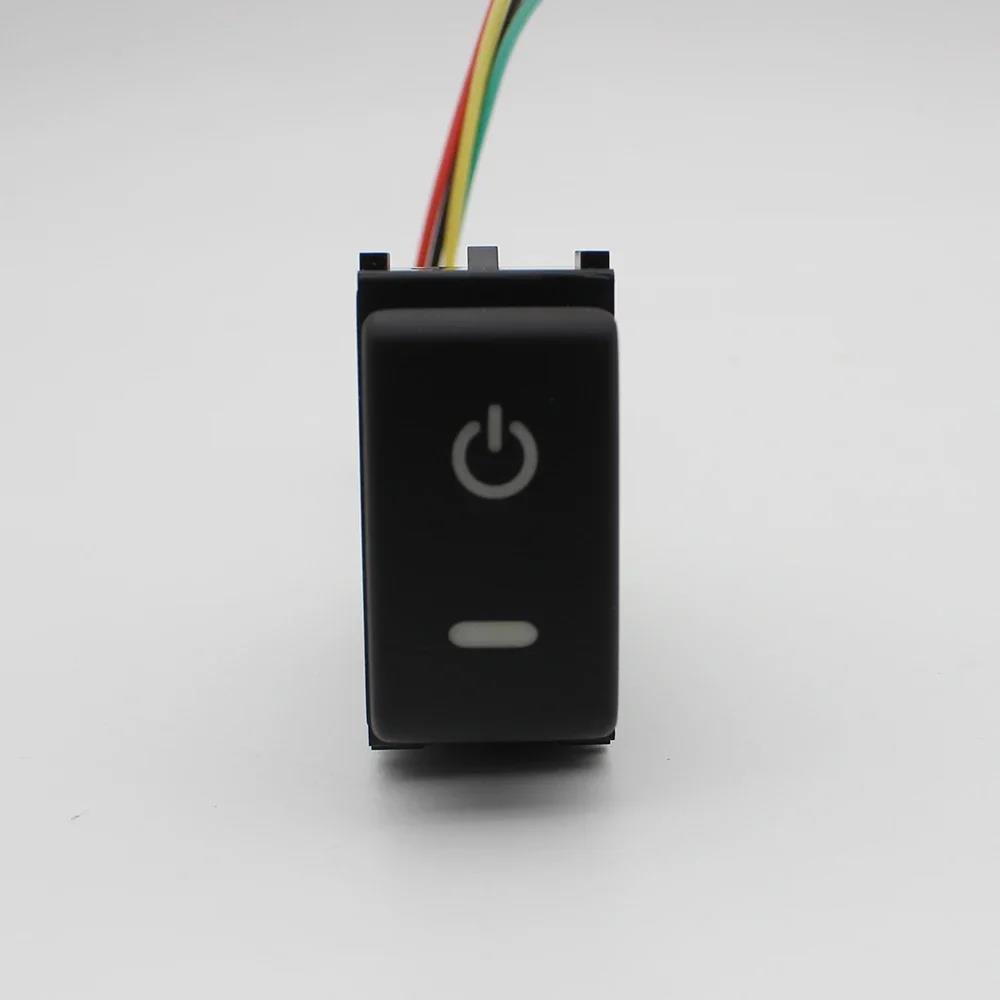 1Pc Car LED DRL Fog Light Radar Power On Off Camera Mirror Switch Button For Nissan Patrol Y62 Qhashqai Tiida X-TRAIL 370z 2012