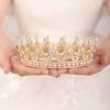 Baroque Crystal Round Tiaras And Crowns Headband For Women Party Bridal Wedding Hair Accessories Jewelry Crown Tiara Headband