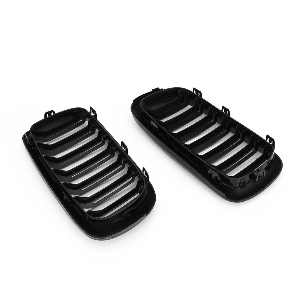 Glänzende Schwarze Doppelnieren-Frontgrill Passend für BMW X5M F85 X6M F86 X5 F15 X6 F16 13-18