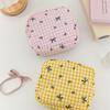 Cherry Bow Makeup Pouch for Women Napkin Sanitary Pad Storage Bag Organizer Pouch for Tampons Teens Female Cosmetic Bags