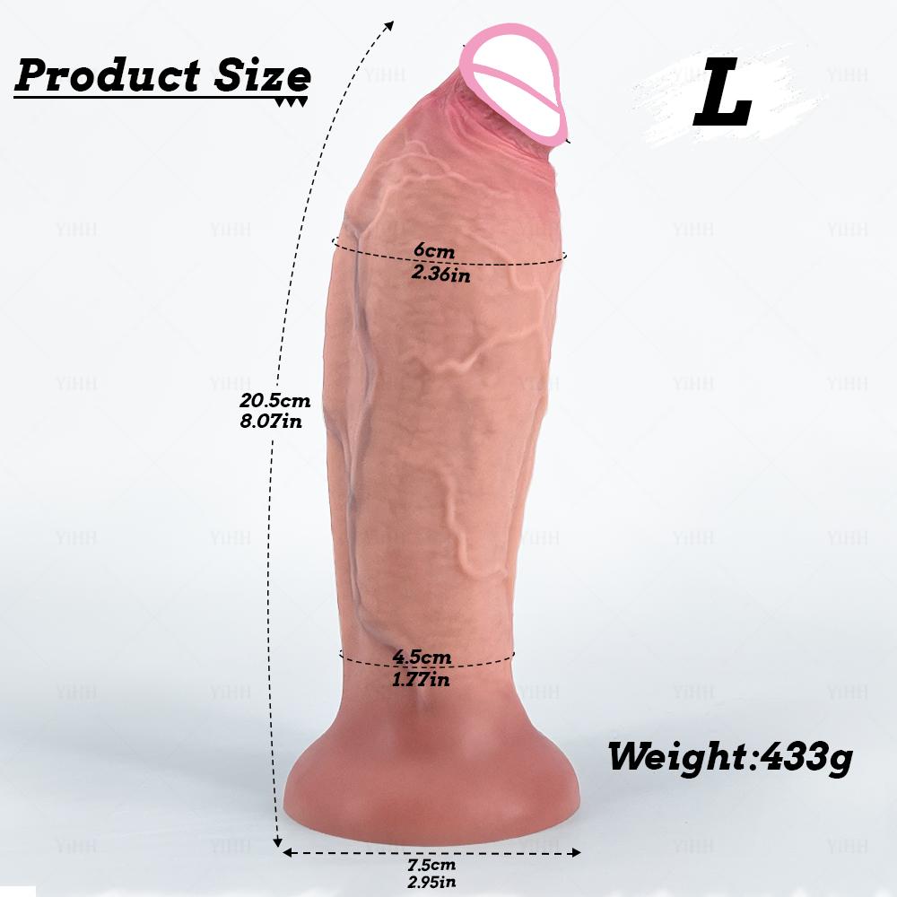 Realistic Dildo Anal Skin Feeling Sex Toys for Women Men Butt Plug Anal Dilation G-spot Prostate Massage Big Dick Sex Products