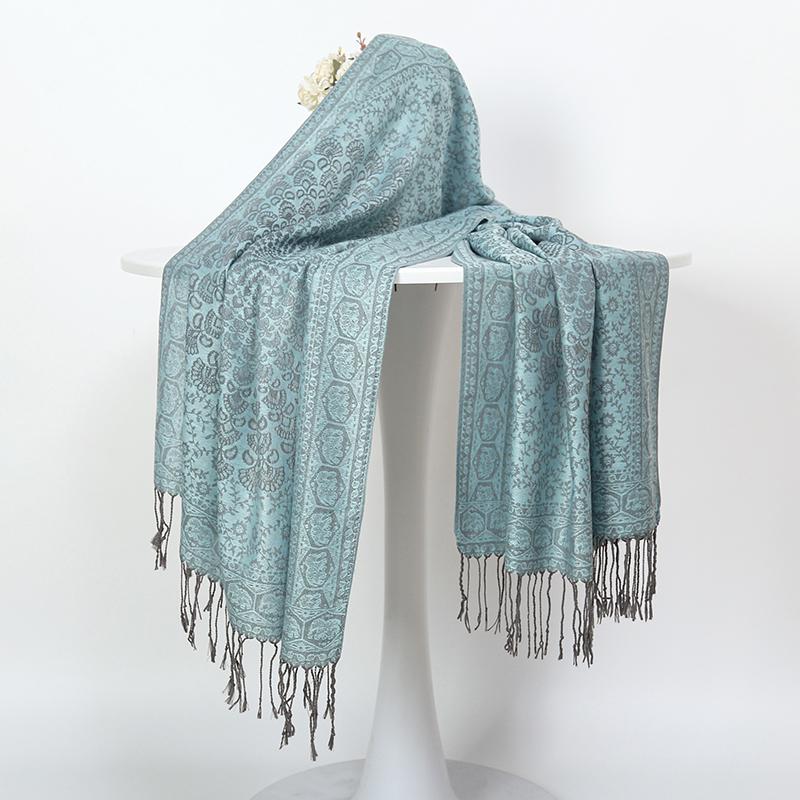 Luxury Thick Cashmere Scarf Women Print New Wraps Pashmina Travel Poncho Warm Blanket Winter Bufanda Shawl Female Stoles
