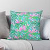 Tree Of Coconut Square Pillowcase Polyester Linen Velvet Pattern Zip Decor Home Cushion Cover
