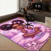 1PC Custom Name Princess Dreams Purple Land Theme Floor Mat Ideal for Living Room, Game Rooms, Office, Bedroom, Office Floor Mat , Floor Mats for Home