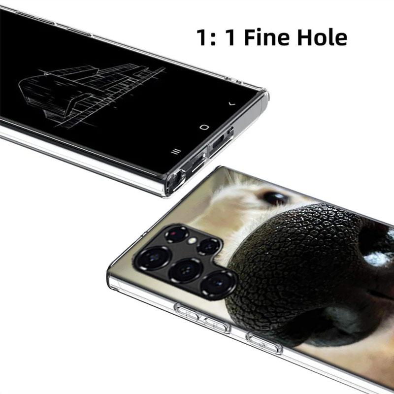 Show You Its Cute Dog Nose Cases Phone Case for Samsung Galaxy S26 Ultra S25 Edge S24 S23 FE S21 Plus S20 S22 S10 Cover TPU Capa