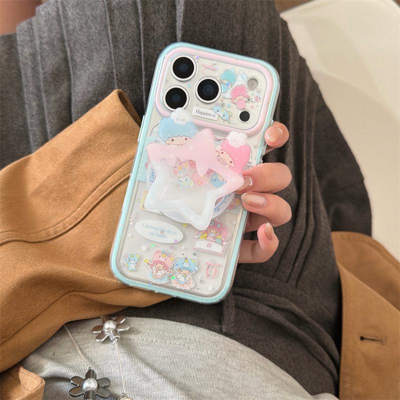 Glitter Gemini Magnetic iPhone Case for iPhone 14/15/16 Pro Max