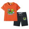Plants vs. Zombies Kids' Summer Set: Boys' & Girls' T-Shirt and Shorts - Versatile Two-Piece