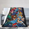 Knights Of The Zodiac Anime Fleece Throw Blanket Saints Seiyas  Blankets for Bedding Office Super Warm Bed Rug,